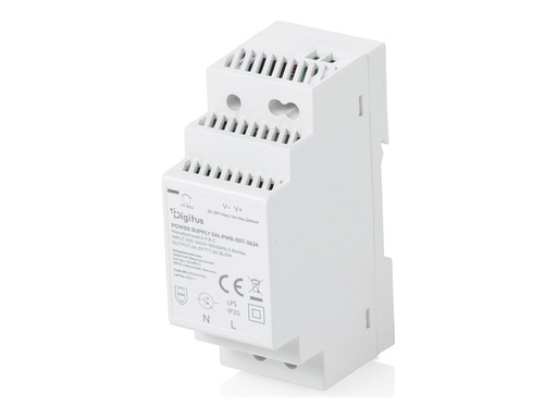 [DN-PWR-SST-3624] DIGITUS 24V / 1.5A / 36W Step-Shape DIN-Rail Netzteil (Slim, Class II)