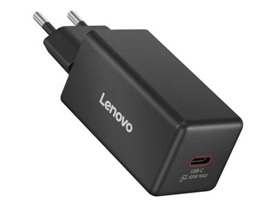 [40AW65WBEU] Lenovo Netzteil - GaN - 65 watt (USB-C) - Schwarz