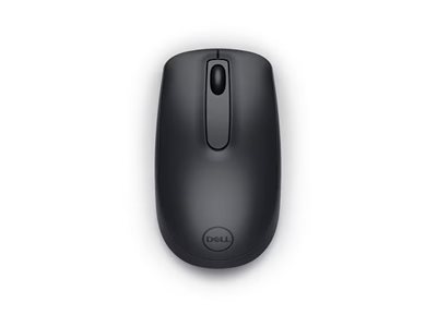 [WM118-BLK-EMEA] Dell WM118 - Maus - optisch - 3 Tasten - kabellos - 2.4 GHz - kabelloser Empfänger (USB)