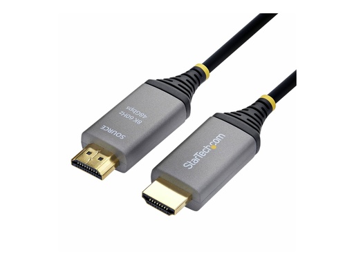 [8K-A-10M-HDMI-CABLE] StarTech.com Startech - Ultra High Speed - HDMI-Kabel - HDMI männlich zu HDMI männlich - 10 m - Hybrid Kupfer/Kohlefaser - Schwarz - Active Optical Cable (AOC)