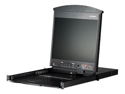 [KL1508AM-AXA-EG] ATEN ALTUSEN KL1508AM - KVM-Konsole mit KVM-Switch - 8 Anschlüsse - PS/2, USB - 43.2 cm (17")