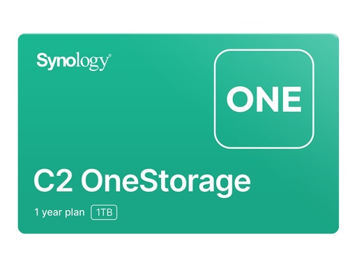 [C2 ONESTORAGE 1TB-1Y] Synology C2 OneStorage - Abonnement-Lizenz (1 Jahr)