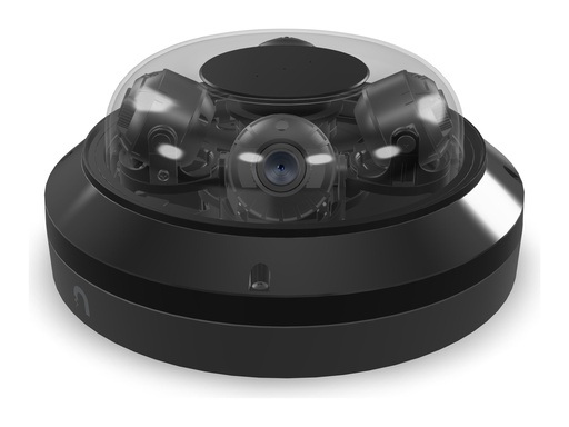 [UVC-AI-MS-4-B] Ubiquiti UniFi AI Multi Sensor 4 - Netzwerk-Überwachungskamera - Kuppel - wetterfest - Farbe (Tag&Nacht)