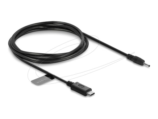 [91794] Delock USB-Kabel - USB-C (M) zu power DC jack 2.5 mm (ID: 0.7 mm)