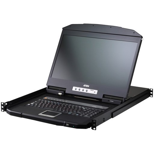 [CL3708NX-ATA-GG] ATEN DE KVM Switch 18.5 LCD-Konsole USB HDM - KVM-Konsole - 8-Port