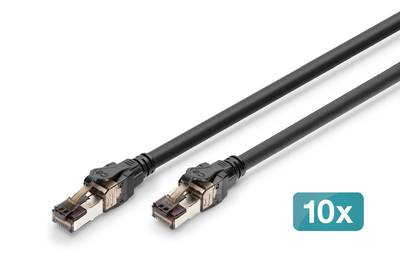 [DK-1843-030-10] DIGITUS CAT 8.1 S/FTP-Patchkabel, 3 m, 10 Stück