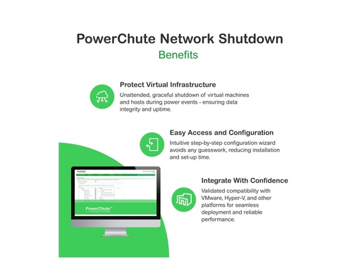 [SWPCNS6Y-DIGI] APC PowerChute Network Shutdown for Virtualization and HCI - Abonnement-Lizenz (6 Jahre)