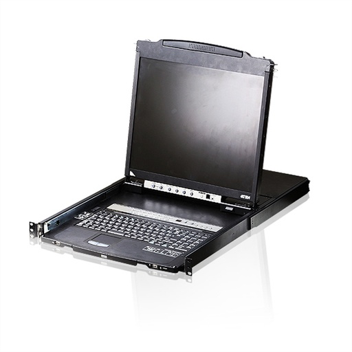 [CL5816N-ATA-SWG] ATEN CL5816N CH LCD KVM Sw USB-PS/2 VGA - KVM-Umschalter - 16-Port