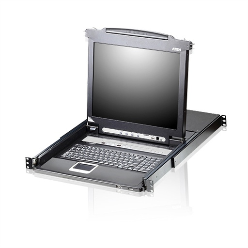 [CL5716N-ATA-SWG] ATEN CL5716N CH LCD KVM Sw USB-PS/2 VGA - KVM-Umschalter - 16-Port