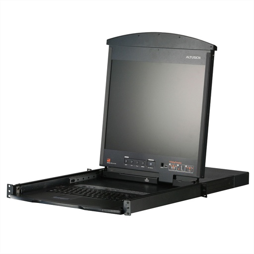 [KL1516AM-AXA-ITG] ATEN KL1516AM IT 43cm LCD KVM Konsole Tastaturlayout Italien - KVM-Umschalter - 16-Port
