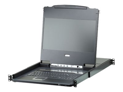 [CL6708MW-ATA-FG] ATEN CL6708MW - KVM-Konsole mit KVM-Switch - 8 Anschlüsse - USB - Französisch - 43.9 cm (17.3")