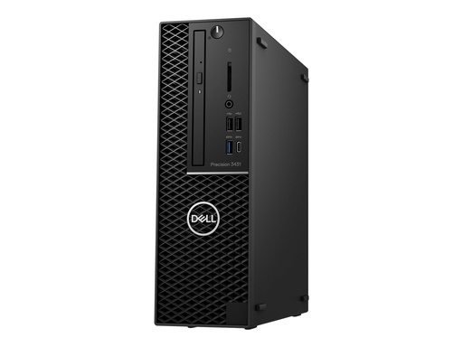 [GKTWG] Dell Precision 3431 - MT - 1 x Core i7 9700 / 3 GHz - vPro - RAM 16 GB - SSD 512 GB - DVD-Writer - UHD Graphics 630 - 1GbE - Win 10 Pro 64-Bit - Monitor: keiner - Schwarz - BTS - mit 1 Year Basic Onsite (CH, IE, UK - 3 Years)