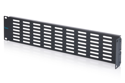 [DN-97695] DIGITUS Blindabdeckung mit Lüftungsgitter und Scharnier für 482,6 mm (19")-Schränke