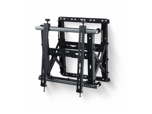 [715LPQ-TV-VIDEO-WALL] StarTech.com Startech - Befestigungskit (Wandmontage, VESA-Montagehalterungen, 2 Winkeleinsteller) - Kickstand-Stil - für Flachbildschirm - landscape/portrait, six-point adjustments, up to 70 kg - Schwarz - Bildschirmgröße: 114.3-177.8 cm (45"-70")