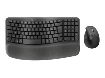 [920-013885] Logitech Wave Keys and Lift Combo - Tastatur-und-Maus-Set