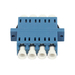 [S215689] Synergy 21 LWL-Kupplung LC-Buchse/LC-Buchse 9/125u Singlemode OS2 blau Quad PVC mit - Single - Single- bzw. Monomode-Faser