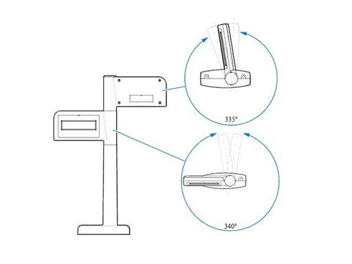 [MX204-S200KG] Zebra MX204 - Barcodescanner-Ferndisplay