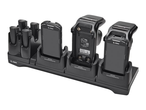 [CR40-3S4T-TC5-G-01] Zebra Multi Slot Cradles - Ladeschale - für Zebra
