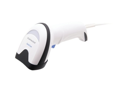 [QD2590-WHK1S] Datalogic Quickscan QD2590 - 2D-Scanner, USB-KIT, Ständer, weiss