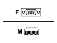 [CBL-R20755-01] Zebra Kabel seriell - DB-9 (W) gerade zu RJ-50 (M)