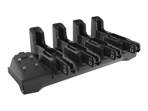 [CRD-ET4X-4S10I1-01] Zebra 4-slot Charge-only ShareCradle - Tisch-Ladeschale