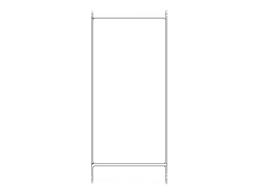 [3010520] Zebra Z-Ultimate 3000T - Polyester - glänzend - permanenter Acrylklebstoff - weiß - 101.6 x 203.2 mm 890 Etikett(en) (1 Rolle(n)