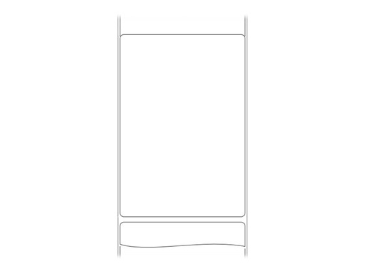 [3009773-T] Zebra Z-Perform 1000D - Papier - seidig - selbstklebend, entfernbares Acryl - unbeschichtet - perforiert - weiß - 101.6 x 148 mm 1170 Etikett(en) (1 Rolle(n)
