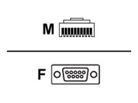 [CBA-RF1-C09PAR] Zebra Kabel seriell - DB-9 (W) zu RJ-45 (10-polig)
