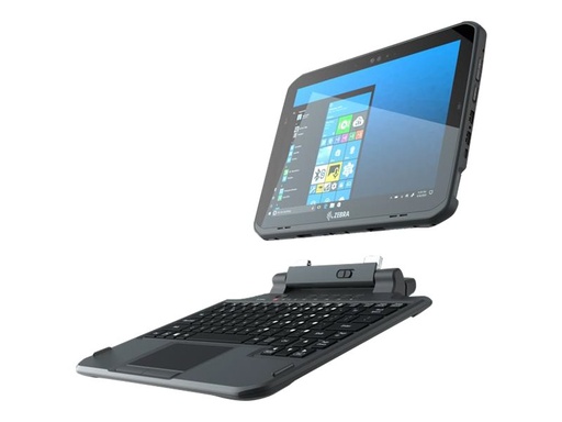 [KYB-ET8X-2IN1-US1-01] Zebra 2-in-1 - Tastatur - mit Touchpad, ausziehbarer