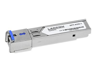 [60200] Lancom SFP-AON-1 - SFP (Mini-GBIC)-Transceiver-Modul - AON, 1GbE - 1000Base-BX10-U, 1000BASE-BX20-U - SC/UPC Einzelmodus - bis zu 20 km - 1310 (TX)