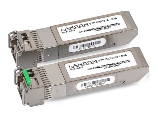 [60202] Lancom SFP-BiDi1310-LC10 - Faseroptik - - SFP+ - LC - PC - 9/125µm - 20000 - Switch - Glasfaser (LWL)