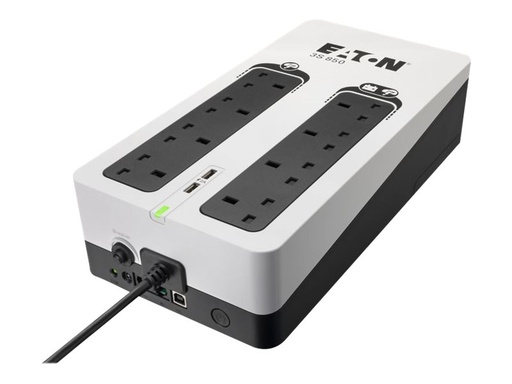 [3S850B] Eaton 3S Gen2 - USV - BS, (4) GB, (4) GB nur Überspannung, USB-Ladung (2)
