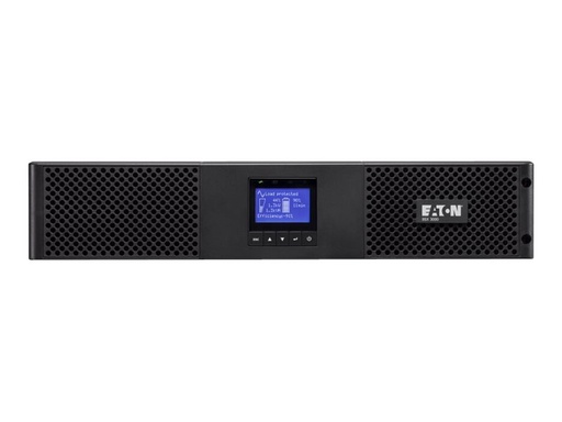 [9SX1000IR] Eaton 9SX 9SX1000IR - USV (Rack - einbaufähig) - Wechselstrom 200/208/220/230/240 V - 900 Watt - 1000 VA - RS-232, USB - Ausgangsanschlüsse: 6 - PFC - 2U - 48.3 cm (19")