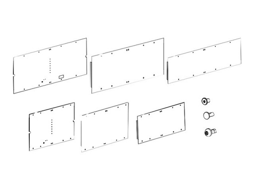 [FS-FM-4004-B] APC HyperPod Frame 6ft Aisle End Panel - Rackmontagesatz