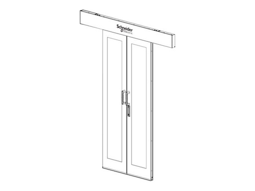 [FS-DR-1001-B] APC HyperPod Door Dual Sliding Doors - Rack-Tür