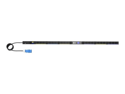 [EVMIF132X] Eaton G4 - Stromverteilungseinheit (Rack - einbaufähig) - gemessener Eingang - Wechselstrom 200-240 V - 7.4 kW - 1-phasig - Ethernet 10/100/1000, serial - Eingabe, Eingang IEC 60309 32A - Ausgangsanschlüsse: 42 (24 x IEC 60320 C13, 18 x IEC 60320 C39)