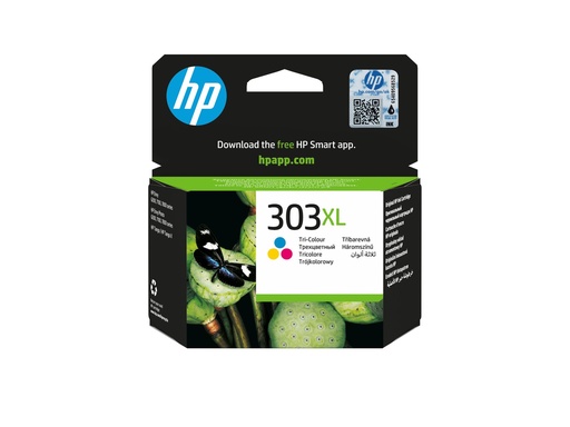 [T6N03AE#301] HP 303XL - 10 ml - Hohe Ergiebigkeit - Farbe (Cyan, Magenta, Gelb)