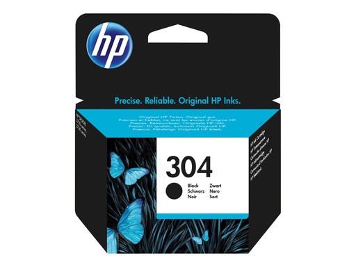 [N9K06AE#BA3] HP 304 - Schwarz - original - Tintenpatrone -