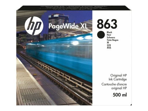 [F9K41A] HP 863 - 500 ml - Schwarz - original - PageWide