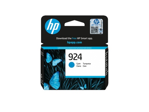 [4K0U3NE] HP 924 Cyan Original Druckerpatrone - Original - Tintenpatrone