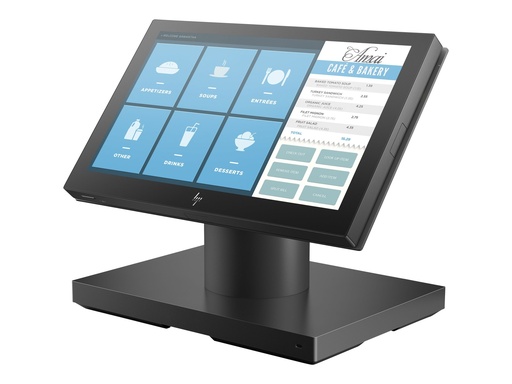 [5T8H5EA#ABD] HP Engage One Essential - All-in-One (Komplettlösung) - 1 x Celeron N6211 / 1.2 GHz - RAM 4 GB - SSD 32 GB - eMMC - UHD Graphics - 1GbE, NFC - WLAN: 802.11a/b/g/n/ac, Bluetooth 4.2, NFC - Android 11 - Monitor: LED 35.6 cm (14")