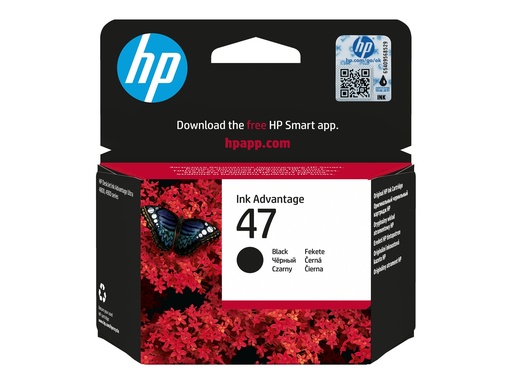 [6ZD21AE#BHK] HP 47 - 26 ml - Schwarz - original - Ink Advantage
