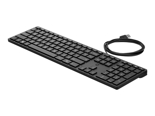 [9SR37A6#ABD] HP 320K Wired Keyboard - Tastatur - QWERTZ