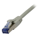 [S216408] Synergy 21 Patchkabel RJ45 Cat6a 500Mhz grau S-STP S/FTP AWG26 LSZH - Kabel - Netzwerk