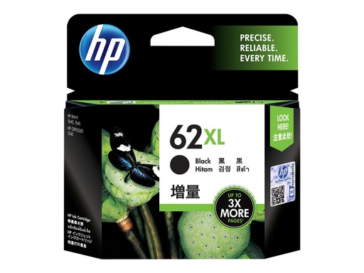 [C2P05AE#301] HP 62XL - 12 ml - Hohe Ergiebigkeit - Schwarz