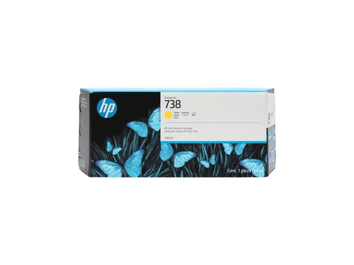 [676M8A] HP 738 - 300 ml - Gelb - original - DesignJet