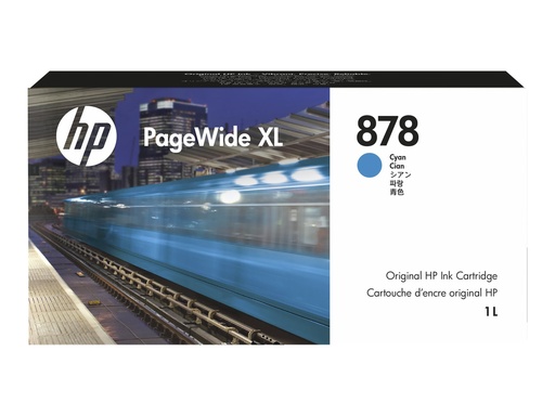 [312Z2A] HP 878 - 1 L - Cyan - original - PageWide XL