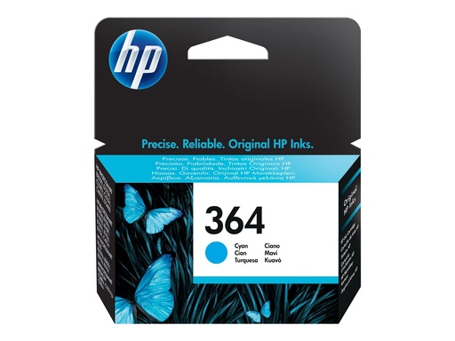 [CB318EE#BA3] HP 364 - 3 ml - Cyan - original - Tintenpatrone