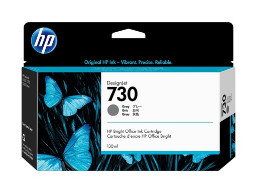 [P2V66A] HP 730 - 130 ml - Grau - original - DesignJet