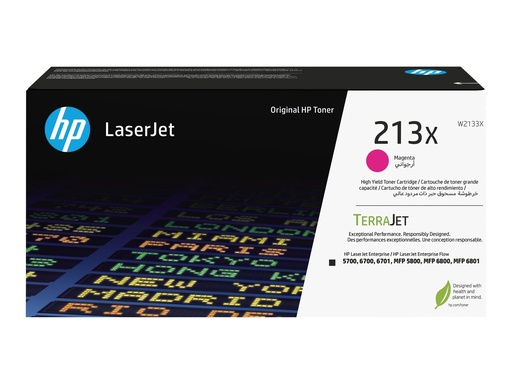 [W2133X] HP 213X - Hohe Ergiebigkeit - Magenta - original - LaserJet - Tonerpatrone (W2133X)